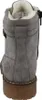 The back view of a gray winter boot with white fur lining. Anteprima dell’immagine prodotto