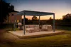 PIANA 4x3m selbsttragende bioklimatische Pergola aus grauem Produktbild-Vorschau 3