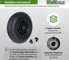 Schubkarrenrad 4.80 / 4.00-8 4PR Luftbereifung  Ersatzrad Produktbild-Vorschau 2