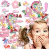 EDIBAZZAR | Set mit 28 Kinderhaarspangen, bunte und süße Produktbild-Vorschau 3