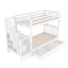 Sweiko 90x200cm Etagenbett, Treppenregal, ausgestattet mit Produktbild-Vorschau 14