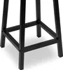A close-up view of the black metal legs and support structure of a stool or chair. Náhled obrázku produktu