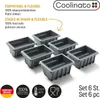 Coolinato Silikon Mini-Stollen-Set 6tlg. ROT Produktbild-Vorschau 4