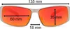 Sonnenbrille Herren Pilot Flieger Biker Sonnen Brille Rot Produktbild-Vorschau 6