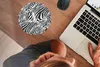 MuchoWow® Mauspad Mousepad Muster - Zebramuster - Schwarz Produktbild-Vorschau 3