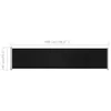 vidaXL Marquise latérale extensible 140x600 cm Noir Voir les images du produit 14