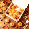Gläserne Kürbis-Hängedekoration, 12 Stück, Herbstdeko Anteprima dell’immagine prodotto