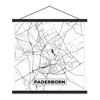MuchoWow® Textilposter Karte - Stadtplan - Paderborn Produktbild-Vorschau 1