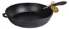 Grillpfanne aus Gusseisen 24 cm Schmorpfanne Bratpfanne Produktbild-Vorschau 1