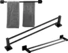Portasciugamani 50 cm, acciaio inox nero opaco, resistente Anteprima dell’immagine prodotto 9