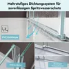 doporro Eckdusche 75x140x195cm chrom Duschkabine Produktbild-Vorschau 6