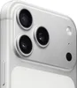 A close-up view of the rear camera module of a silver smartphone. Podgląd zdjęcia produktu
