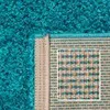 Teppich Wohnzimmer Hochflor Einfarbiges Design Langflor Produktbild-Vorschau 4