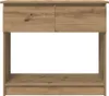 vidaXL Konzolový stolík so zásuvkami Artisan dub Náhľad obrázku produktu 6