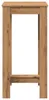 vidaXL Barový stůl Artisan dub 51x50x103,5 cm materiál na Náhled obrázku produktu 4