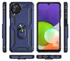Multiple views of a blue phone case with a ring holder. Produktbild-Vorschau