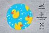 MuchoWow® Mauspad Mousepad Gummi-Entchen - Wasser - Muster Produktbild-Vorschau 2