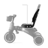Side view of a gray Kinderkraft Jazz 2 foldable tricycle. Voir les images du produit