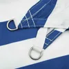vidaXL Sonnensegel Blau und Weiß 3,6 x 3,6 m 100 % Produktbild-Vorschau 5