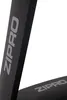A close-up shot of a black treadmill frame with the brand name 'ZIPRO' visible on two parts of the frame. Podgląd zdjęcia produktu