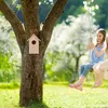 Relaxdays Nistkasten für Kohlmeise & Gartenrotschwanz, Produktbild-Vorschau 3