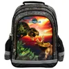 Derform Dinosaurier-Schulrucksack mit zwei Fächern Produktbild-Vorschau 4