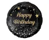 Balon foliowy B&C Happy Birthday, czarny, 18 cali AA Podgląd zdjęcia produktu 1