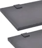 vidaXL 7-tlg. Badmöbel und Waschbecken Set Schwarz Produktbild-Vorschau 4
