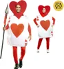 Herz Ass Kostüm Spielkarte Erwachsene weiß-rot - Produktbild-Vorschau 9