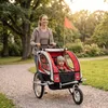 Przyczepka rowerowa z amortyzatorem 2-osobowa obrotowa Podgląd zdjęcia produktu 2