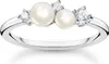 Thomas Sabo TR2368-167-14 Damenring Silber mit Perle, Produktbild-Vorschau 1