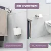 bremermann Bad-Serie PIAZZA - Toilettenpapierhalter 2in1 Produktbild-Vorschau 3