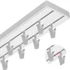 Doppelläufige Deckenschiene Elegance aus PVC, komplett mit Produktbild-Vorschau 1