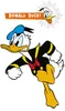 Disney Wandtattoo Donald duck Gelb, Blau und Schwarz-Weiß - Produktbild-Vorschau 1