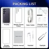 A packing list for a mobile phone, showing all the included accessories. Produktbild-Vorschau