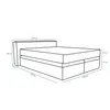 TRADA Polsterbett 200x200 Luca mit Stauraum und Matrtaze Produktbild-Vorschau 5