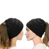 Háčkovaná čepice s culíkem, dámská čepice - BEANIEHUT Black Náhled obrázku produktu 7