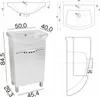 Paplinskimoebel badezimmerschrank mit waschbecken 50 x 40 x Produktbild-Vorschau 3