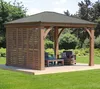 Westmann Holz Seitenwand für Pavillon Devon Natur 8x298x232 Produktbild-Vorschau 2