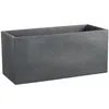 Scheurich Pflanzkasten 60/240  " C-Cube Long "  Stony Black Produktbild-Vorschau 1