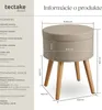 Stolička s úložným priestorom Yara 42,5 x 42,5 x 45,5 cm Náhľad obrázku produktu 6