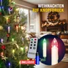 DEUBA® LED Weihnachtsbaumkerzen Kabellos 20er Set Bunt mit Produktbild-Vorschau 2