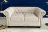 riess-ambiente Chesterfield 2er Sofa 150cm Samt champagner Produktbild-Vorschau 5