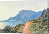Image 100 x 70 cm La Corniche près de Monaco, Monet Vintage Voir les images du produit 1