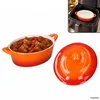CROSSY Orange Kasserole oval mit Deckel Airfryer 600ml Produktbild-Vorschau 1