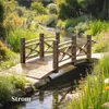 Outsunny Holzbrücke mit Geländer Gartenbrücke aus Produktbild-Vorschau 8