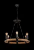 Globo Lighting|Hängeleuchte Metall schwarz, 6x E27 Produktbild-Vorschau 6