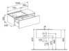 Keuco Edition 11 Waschtischunterbau 1050 x 350 x 535 mm Produktbild-Vorschau 2