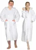Wewofashion Uni Bademantel Kapuze 3004-100 Weiß Unifarben Produktbild-Vorschau 6
