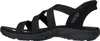 Skechers Slip-Ins: Reggae Slim  Sandalen Plat - Zwart - Voir les images du produit 26